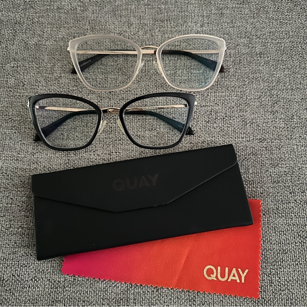 Quay Australia Women's Clickbait RX Eyeglasses Glasses Set